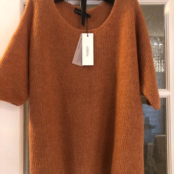 BNWT SOAKED IN LUXURY SLTuesday Jumper - Ambre Marron - Picture 2 of 6